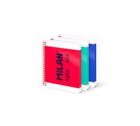 Milan Pack Of 3 A5 Spiral Notebooks With Hard Cover