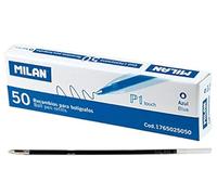 MILAN Pack of 50 Refills P1 Touch Blue