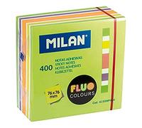 MILAN Pad 400 Fluo Sticky Notes 76 x 76 mm