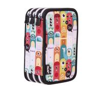 Milan Filled Triple Decker Aliens Special Series Pencil Case