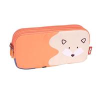 MILAN® Pencil case 3 zips Special Series Fun Animals Orange