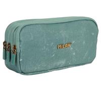 MILAN® Pencil Case with 3 Zips, Lava Series, Green