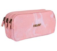 MILAN® Pencil Case with 3 Zips, Lava Series, Pink