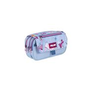 MILAN® Roller 2 Series Pencil Case with 4 Zips with Flap
