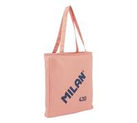 MILAN® Rubber collection shopper bag 430, pink, Pink, 38 x 36 x 6.5 cm