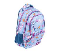 Milan 4 Zipped School Backpack Roller 2 Special Series 25l Blue Kids