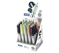 Milan Silver Display Box 20 Capsule Slim Mechanical Pencils 0.5 Mm