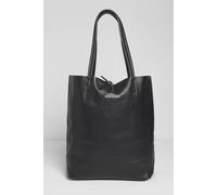 'Milan' Soft Leather Tote Bag Betsy & Floss Black One Size