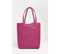 'Milan' Soft Leather Tote Bag Betsy & Floss Bright Pink One Size
