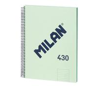 Milan Spiral Notebook Lined Paper 80 A4 Sheets 1918 Series