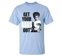 MILAN SPRING Babs Windsor Carry On Inspired T-Shirt - Retro Classic Movie Films New Blue Blue XL