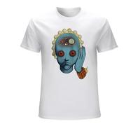 MILAN SPRING Fantastic Planet T-Shirt Planete Sauvage Science Fiction Tiwa Headphones White XL