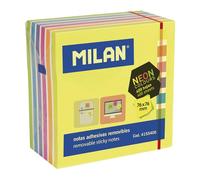 Milan Sticky Notes Neon Colors, 76X76 mm, Multi-color