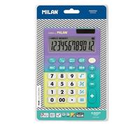 MILAN SUNSET Large Button Calculator, Purple, on Blister Pack