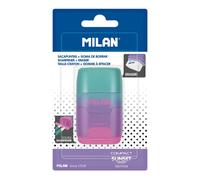 MILAN - Compact Sunset Eraser Pencil Sharpener Lilac - Pink