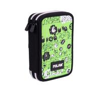 Milan Filled Double Decker Pencil Case Tandem 2 Special Series Green Men