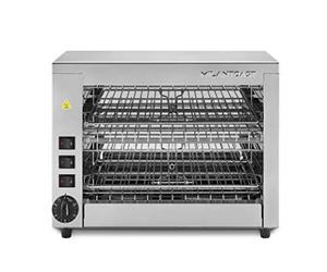 Milan Toast Salamandra Double Quartz Movement with 6 Forks 2.8 W Stainless Steel