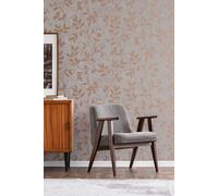 Milan Trail Floral Wallpaper Superfresco Rose Gold One Size