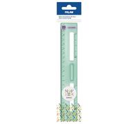 Milan Transparent Ruler New Look Series Green 20 Cm