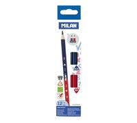 MILAN Triangular Pencil Bicolour