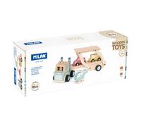 Milan Wheels On The Road 4 Vehicles Wooden Educational Toy