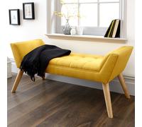 Milan Window Seat Fabric Yellow