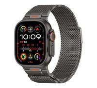 Milanese Loop for Apple Watch Ultra 2 Band 49mm 46mm 45mm 44mm 42mm 41mm 40mm 38mm Men Women,Magnetic Mesh Stainless Steel Metal Bands for iWatch Ultra2/Ultra SE Series 10/9/8/7/6/5/4/3/2/1