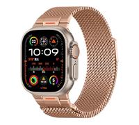 Milanese Loop for Apple Watch Ultra 2 Band 49mm 46mm 45mm 44mm 42mm 41mm 40mm 38mm Men Women,Magnetic Mesh Stainless Steel Metal Bands for iWatch Ultra2/Ultra SE Series 10/9/8/7/6/5/4/3/2/1
