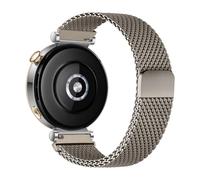 Milanese Loop for Garmin Venu 3S 2S/Vivoactive 4S/Forerunner 265S 255S Watch Band Women,18mm Stainless Steel Metal Mesh Magnetic Strap Quick Release Replacement Wristband for Huawei Watch Gt 5/4 41mm