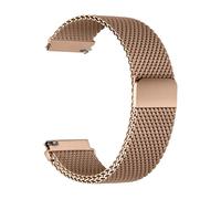 Milanese Metal 18mm Watch Strap for Garmin Venu 3S/Venu 2S/Vivoactive 4S/Forerunner 265s/255s/255s Music/Vivomove 3S/Move3S Men/Women,Magnetic Band Parachute Buckle 18mm Quick Release Watch Strap