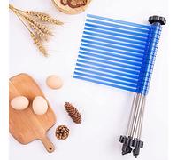 MILANGE Pasta Drying Rack Collapsible Pasta Dryer Rack Foldable Noodle Dryer Rack Stand with 16 Anti Slip Rods Holding up to 4.5 lb of Homemade Pasta Spaghetti Noodle Easy for Storage (Blue)