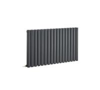 MILANO 1200W Anthracite Horizontal Double Panel Electric Radiator 635x1000
