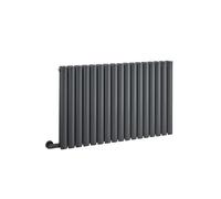 MILANO 1200W Anthracite Horizontal Double Panel Electric Radiator 635x1000