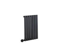 MILANO 400W Anthracite Single Panel Electric Radiator UK Plug 635 x 413mm | Steel Construction. Generous Heat Output. Contemporary Style. Single Panel Design. WiFi Control. UK Plug Fitted.