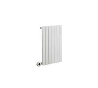 MILANO 400W White Single Flat Panel Electric Radiator UK Plug 635 x 413mm | Steel Construction. Generous Heat Output. Contemporary Style. Single Panel Design. WiFi Control. UK Plug Fitted.