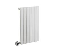 MILANO 400W White Single Flat Panel Electric Radiator UK Plug 635 x 413mm | Steel Construction. Generous Heat Output. Contemporary Style. Single Panel Design. WiFi Control. UK Plug Fitted.