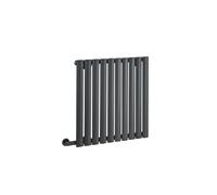 MILANO 600W Anthracite Horizontal Single Panel Electric Radiator 635x590mm