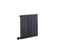 MILANO 600W Anthracite Single Panel Electric Radiator UK Plug 635 x 590mm | Steel Construction. Generous Heat Output. Contemporary Style. Single Panel Design. WiFi Control. UK Plug Fitted.
