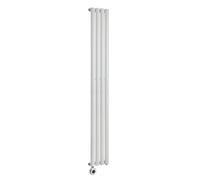 MILANO 600W White Vertical Single Panel Electric Radiator Plug 1780x236mm | Steel Construction. Generous Heat Output. Contemporary Style. Single Panel Design. WiFi Control. UK Plug Fitted.