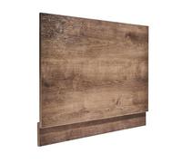 MILANO 680mm Waterproof Straight Bath End Panel Chestnut | Acubase PVC Foam Board Construction. Waterproof Installation. Can Be Cut To Size. Suitable For Straight Baths.