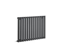 MILANO 800W Anthracite Horizontal Single Panel Electric Radiator 635x826mm