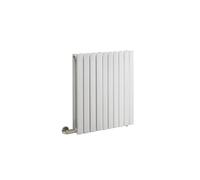 MILANO 800W White Double Flat Panel Electric Radiator Cable Cover 635x590mm