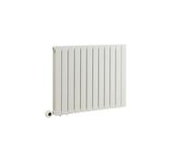 Milano Alpha 1200W White Horizontal Double Flat Panel WiFi Electric Radiator - 635mm x 840mm