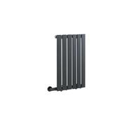 Milano Alpha 400W Anthracite Horizontal Single Flat Panel Electric Radiator - 635mm x 420mm