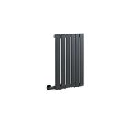 Milano Alpha 400W Anthracite Horizontal Single Flat Panel WiFi Electric Radiator - 635mm x 420mm