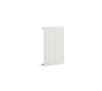 Milano Alpha 400W White Horizontal Single Flat Panel Electric Radiator - 635mm x 420mm