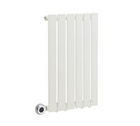 Milano Alpha 400W White Horizontal Single Flat Panel WiFi Electric Radiator UK Plug - 635 x 420mm