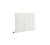 Milano Alpha 800W White Horizontal Single Flat Panel WiFi Electric Radiator - 635mm x 840mm
