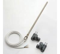 MILANO Anthracite Heated Towel Rail Radiator Dual Fuel Kit Valves 800W | Brass Construction. Allows Dual Fuel Operation. Suitable For Radiators & Heated Towel Rails. Manual Valve & Element.