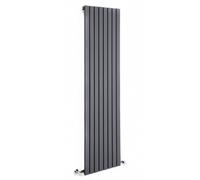 MILANO Anthracite Vertical Single Flat Panel Radiator 1600 x 472mm